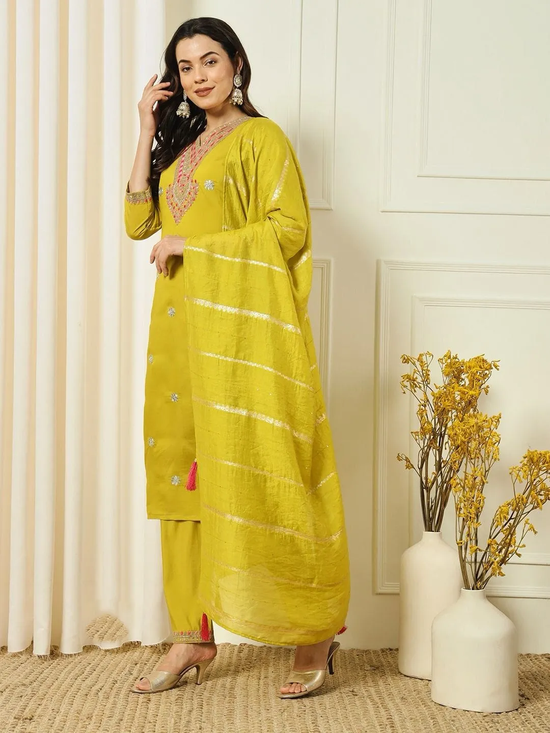 Classic Cotton Straight Salwar Set
